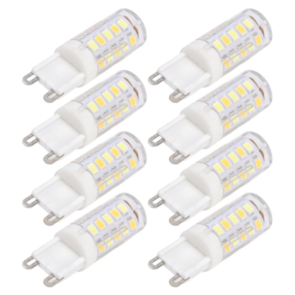10 STK G9 220V LED-lampa Dimbar keramisk LED-lampa Byt ut halogenlampa för ljuskronaG9 3W 32LED