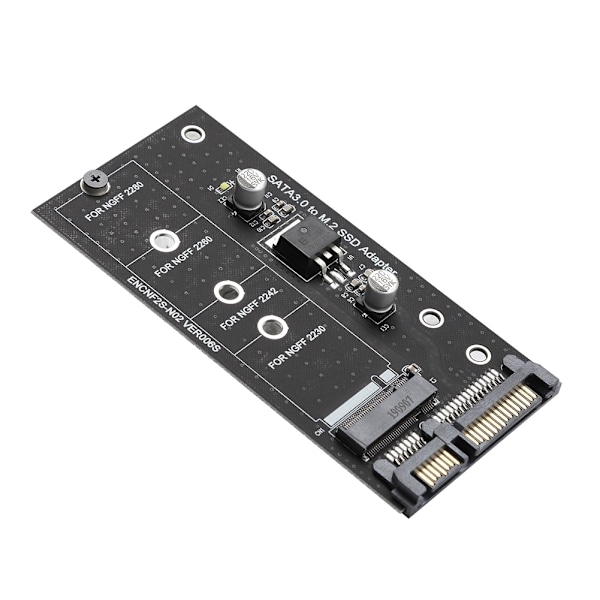 M.2 NGFF SSD til SATA 22PIN harddisk Diskstabil ytelse Adapter Riser Card