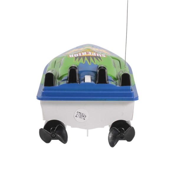 Radiokontroll racingbåt RTR Elektrisk RC båtlekegave til barn, modell: med batteri