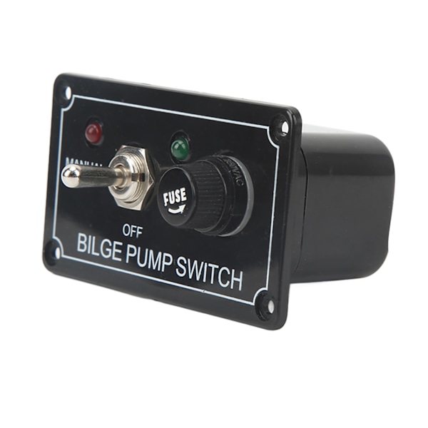 Vippbryterpanel Lensepumpe Automatisk avstenging Manuell bryterpanel for RV Yachtbil