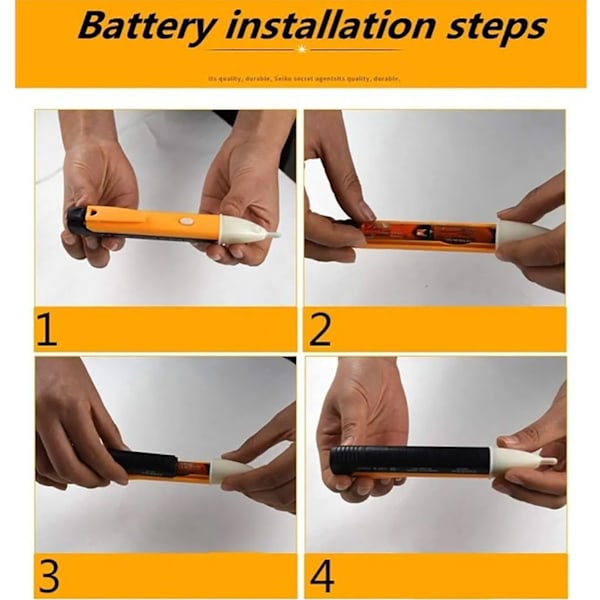 Beröringsfri elektricitetspenna med LED-indikator Handhållen elektrisk testare för kretsdetektering