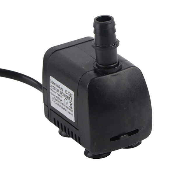 10W akvarium nedsenkbar vannpumpe Fish Tank Fontene Miniascape Motstand Micro Mute Rotorpumpe