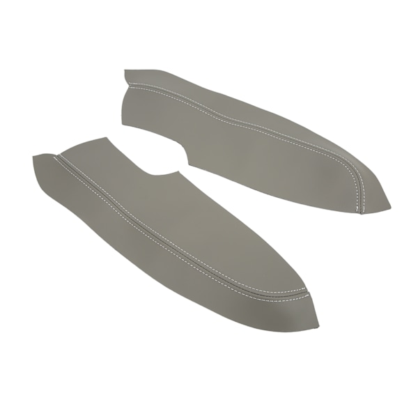 2st/set Mikrofiberläder framdörrpanel Armstödskåpa Skydd Antiskrapningsbyte för Civic 2005-2011Grå