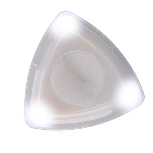 Glødende guitarpick med LED-lys med høj følsomhed Guitarpick udskiftning med hvidt batteri