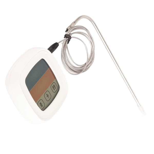 Kötttermometer Digital LED-display Multifunktionell köksugnstermometer med sond Kompatibel med matlagning Bakning BBQ