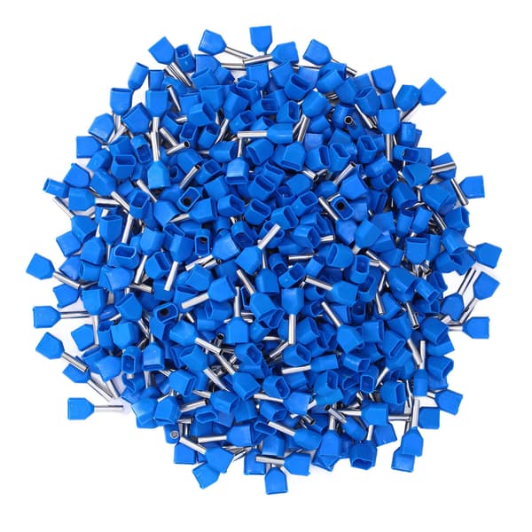【NX】1000 stk. isolerede crimp-ledningsendeforbindelsessæt til udstyr TE7508