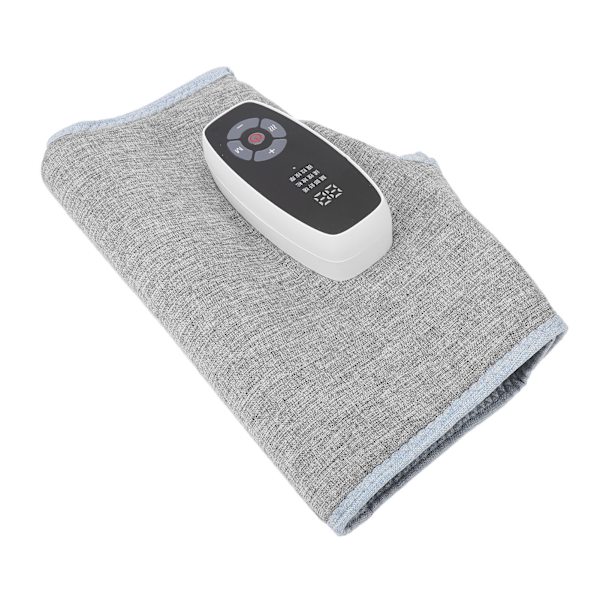Luftkalvkompressionsmassör Uppvärmning Knådning Automatisk justerbar 3 växlar Vibration Vadmassager Grå