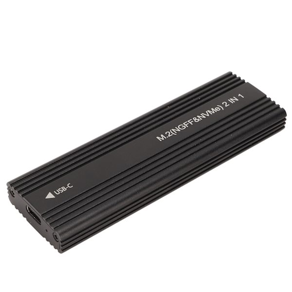SSD-hölje Dual Protocol M.2 NVMe SATA High Speed ​​10Gbps Extern SSD-hölje för M.2-hårddiskar