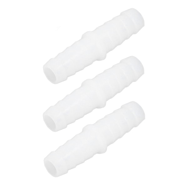 10 st Plastslang Hulling Fitting Rak Lika hullingar Skarvar Mender Joint Union Adapter 9-9mm