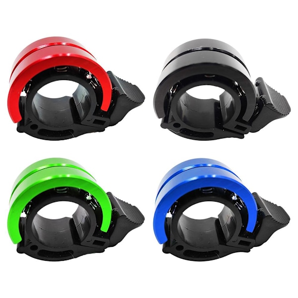 Cykelklokke Aluminium Usynlig Klokke Skarpt Lyd Klokker Kompatibel med 22,2 mm Styr