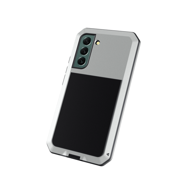 Samsung Galaxy S22 - HEAVY DUTY Aluminiumdeksel Silver