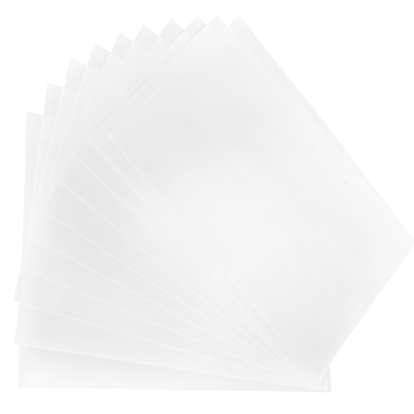 10 st värmekrympskit krympbar film målningsbar vitt papper DIY för barn