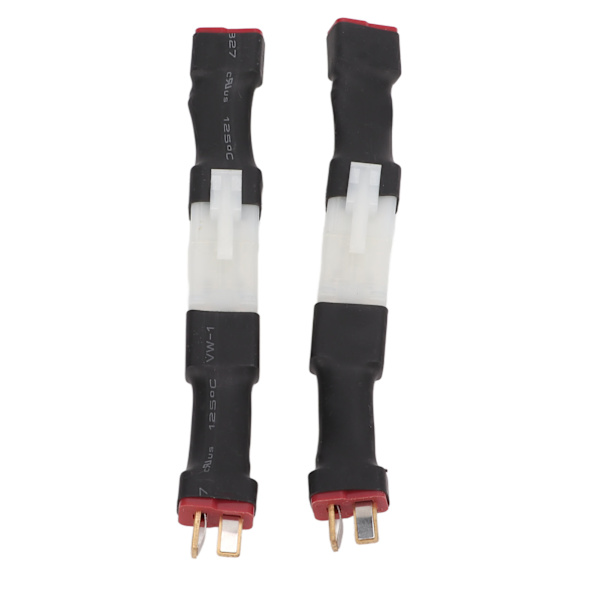 4 kpl RC-akkuadapteria Kannettava Vahva Yhteys Muovi RC T-tyyppinen Liitin RC-autoille, Lentokoneille, Yleinen Tamiya-malleille