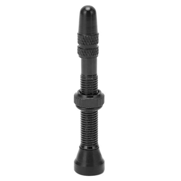 Slanglösa ventilstammar Anodiserad aluminiumlegering Vakuumförlängning 40MM för Presta Ventil för landsvägscyklar Mountainbikes Svart