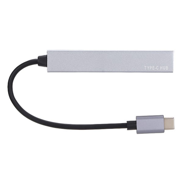 Expansionsdocka TYPEC Mini Plug and Play USB2.0 USB 3.0 Hub 1 Drag 4 Expansionsdocka (Grå)