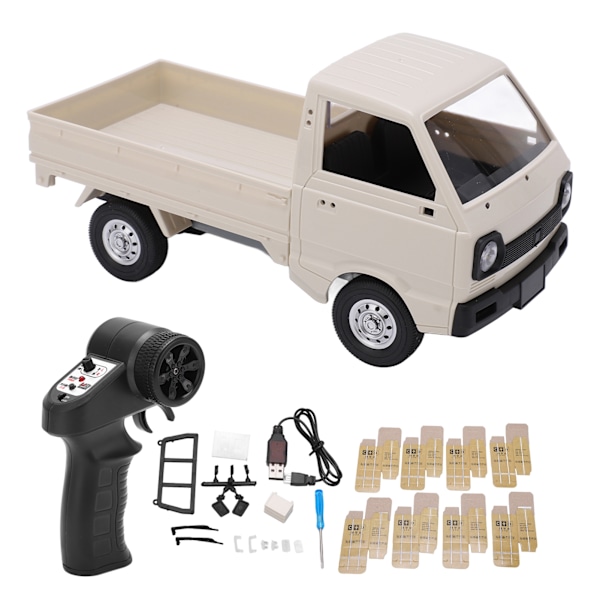 Mini Truck Naturlig 1/16 D12Mini 2,4G trådlös fjärrkontroll C Liten lastbilsleksak med kartong
