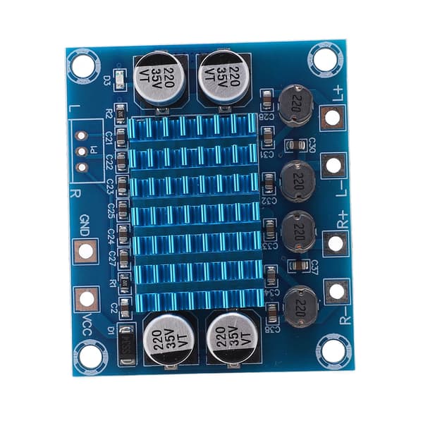 【NX】HD Digital Power Amplifier Board 12V 24V 30W Dual Channel Audio Amplification Module XHA232