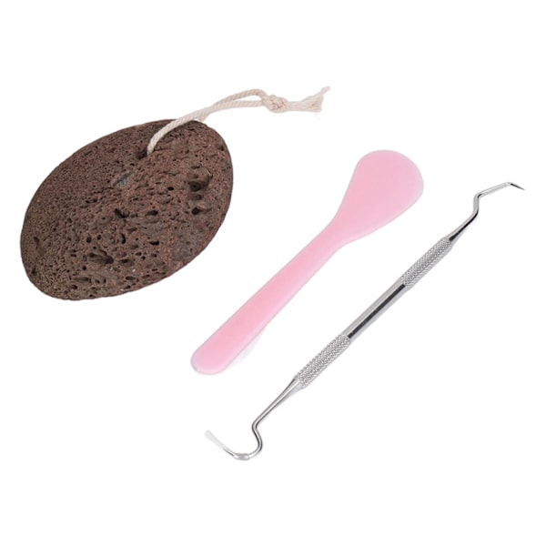 Picking Rock Kit Oval Stone DIY Oval Stone Intressant avkopplande lättnad Pick Rock Leksak för vuxna Lindra spänningar Blå latex