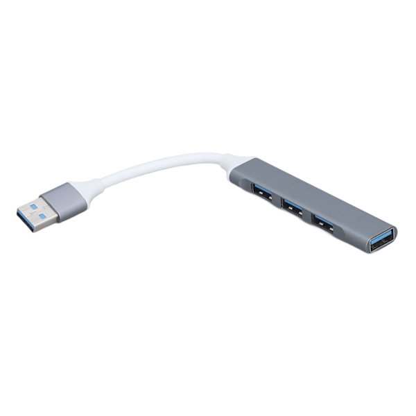 USB Hub Adapter 4 i 1 Multi Ports Strömförsörjning Expander Portable Hub Splitter kompatibel med bärbar datortangentbord