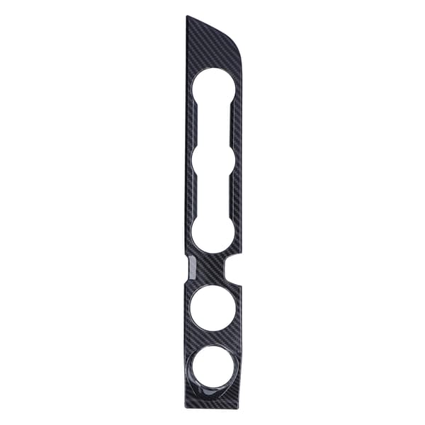 Konsoll AC Switch Panel Trim Karbonfiberstil Dekorasjonserstatning Kompatibel med Tacoma 2016-2020 LHD
