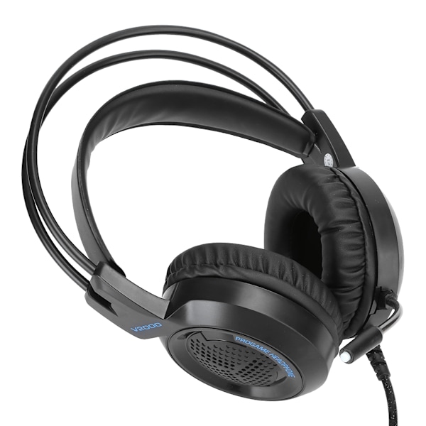 Gaming Headset V2000 7.1 Virtual Surround Sound USB med støjreducerende mikrofon
