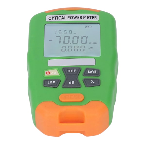 Optisk fibermåler Oppladbart optisk kabeltester ‑70~+10dbm for vedlikehold