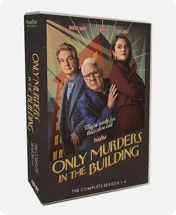 Only Murders in the Building Sæson 1-4 DVD 8-Disc engelsk version
