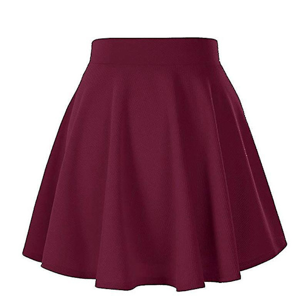 Monipuolinen venyvä punainen haarautuva minimekko naisille - XS