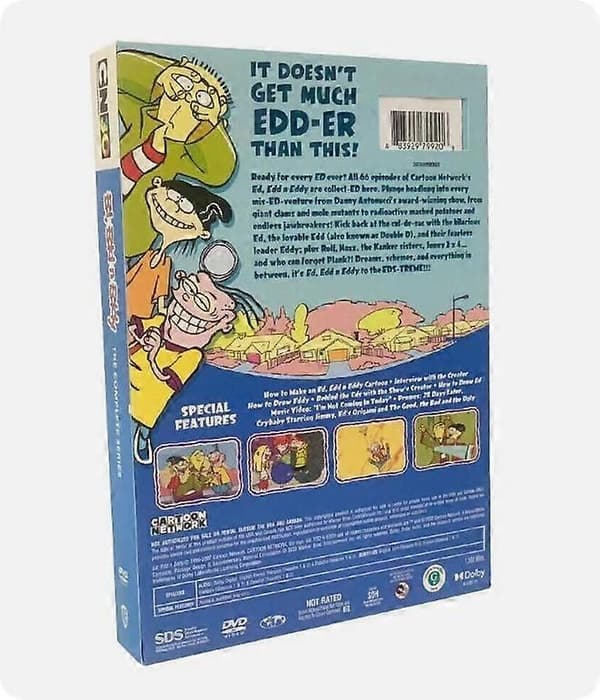 Ed, Edd och Eddy (1999) - Kompletta serien DVD 10-Disc Box Set engelsk version Ny