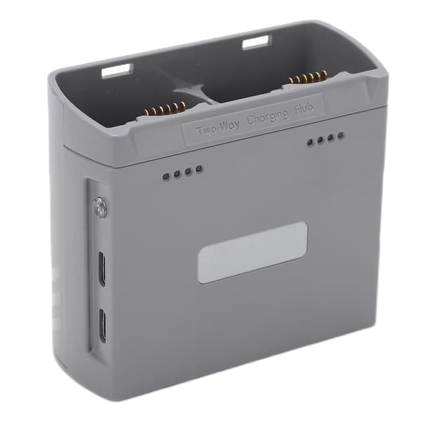 【NX】Tovejs batteriopladningshub Smart dronebatteri tovejsoplader til DJI MINI 2 til MINI SE (grå)