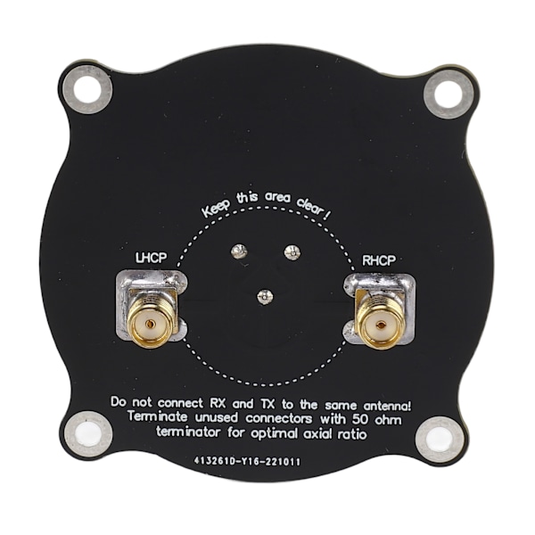 5,8 GHz Triple Feed Patch Antenne 9,4 dBi Retningsbestemt cirkulært polariseret antenne med høj præcision til FPV Racing Drone