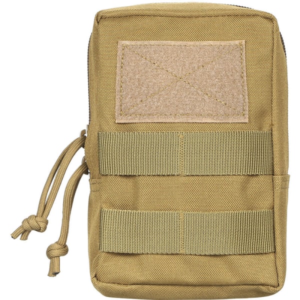 Udendørs sportstaske hængetaske Molle taljebæltepose Håndtaske Telefon bæretaske, Model: Gul