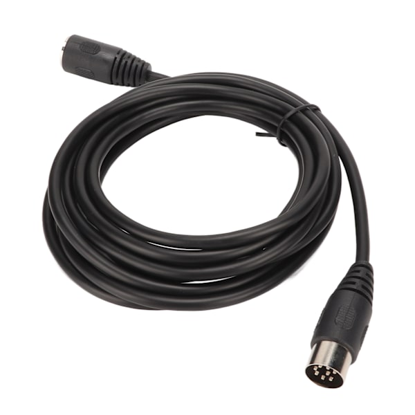 Stor DIN-adapterkabel 8-stift hane till hona högtalarljud förlängningssladd för mikrofon AV-system 3m