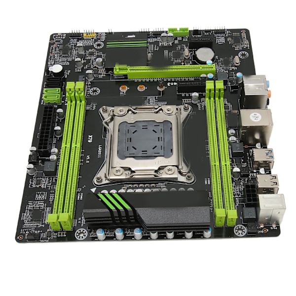 X79 Computer Motherboard 2011 Pin Support E5 V2 4 Channel DDR3 PCI E NVME M.2 Desktop Computer Motherboard