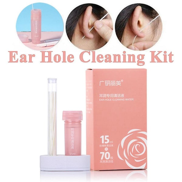 The Ear Wire Cleaning A One-Time Ear Line Wash Cleaners Afkalkning Drive Flavor Forebyggelse af betændelse Rengøring Ørehul Rose