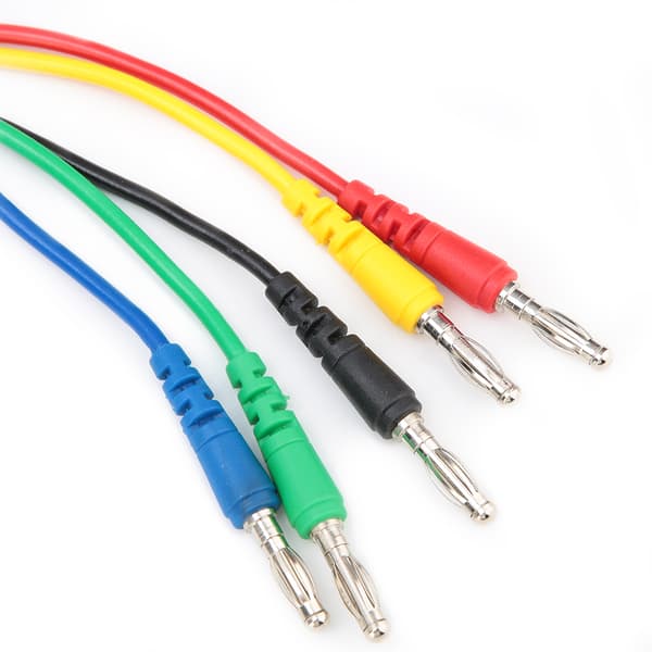 【NX】p1043 4 mm bananplugg testlinje sprøytestøpt hann til hann multimeterkabel