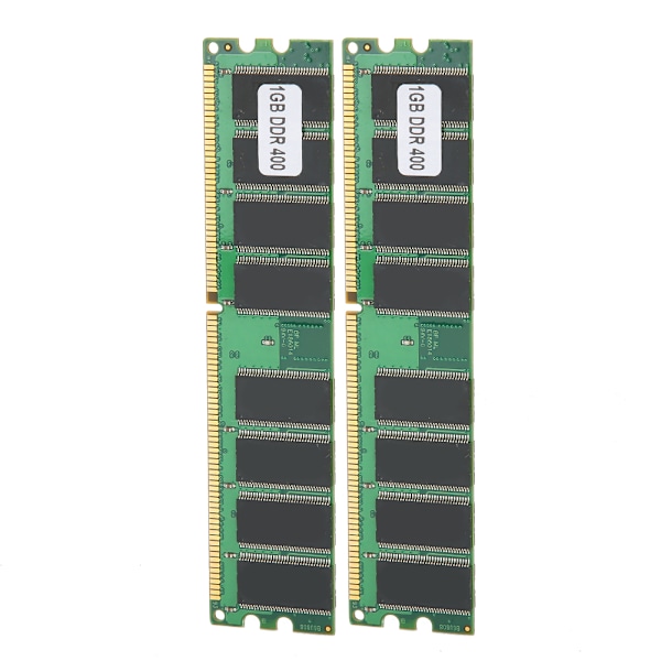 2st Minnesmodul Stationär Dator Dubbelsidig 16-Grain DDR 1GB 400MHZ PC-3200