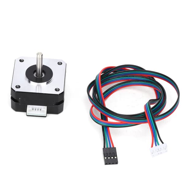 Nema 17 Steppermotor 2 Faser 1.8° DC 4.1V Motor Passer til Ekstruder