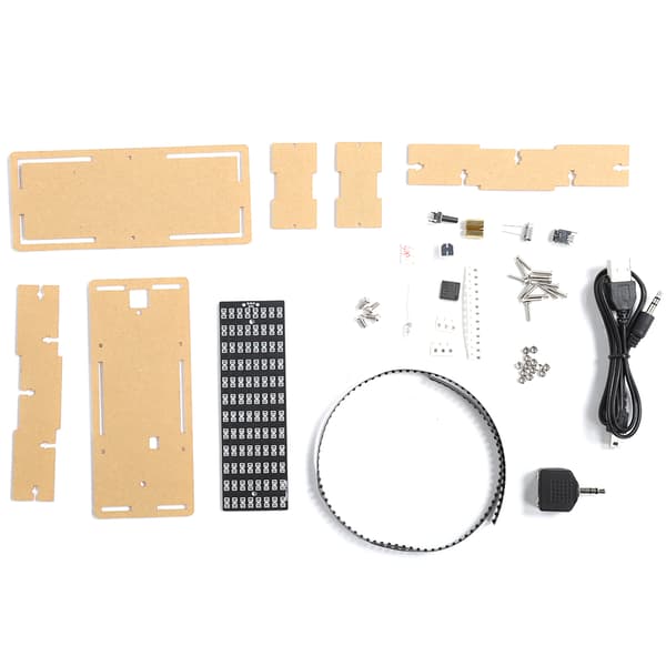 Mikrokontrolleri LED Electronic Music Spectrum Display Kit DIY Spectrum Analyzer 5V Pitkä käyttöikä