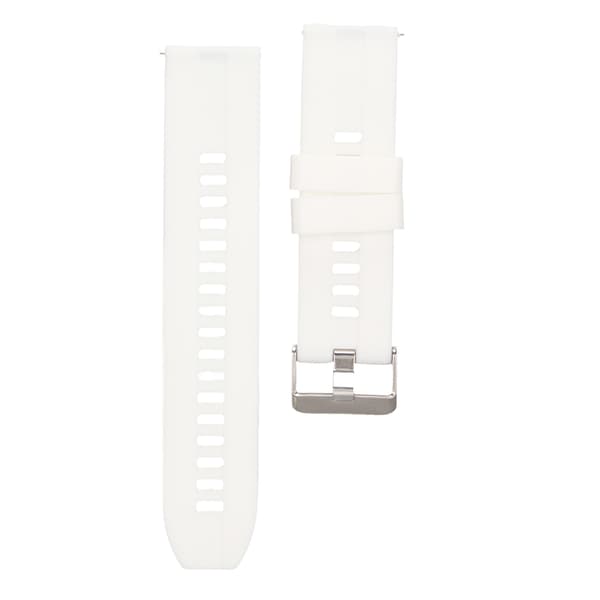 Urrem 22 mm Universal Quick Release Silikone Tilbehør til Realme Watch 2 Hvid
