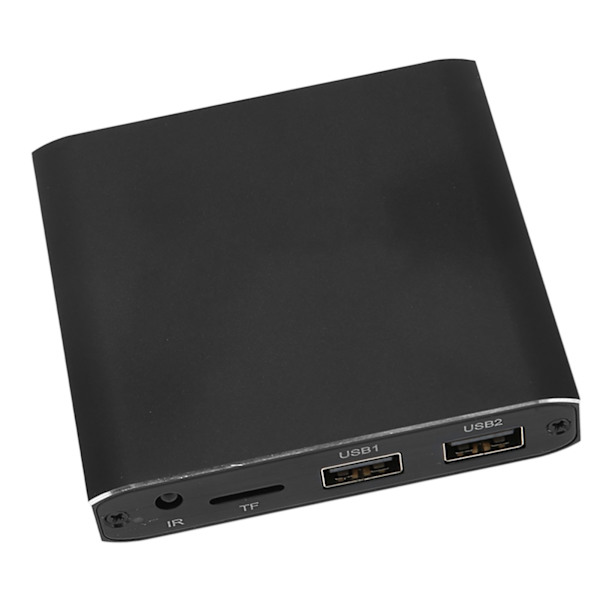 4K Mediaafspiller UHD 30fps Video Billede Musik Mini HD Multimedia Interface Auto Play Loop Funktion Mediaafspiller 100‑240V EU-stik