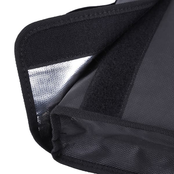 Dobbeltsidet Brandsikker Taskepose til LiPo Batteri Penge Dokument (38 * 30,5 * 6,5CM)
