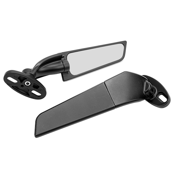 Motorsykkel bakspeil aluminium 360 graders rotasjon sidevind Justerbar speil for R15