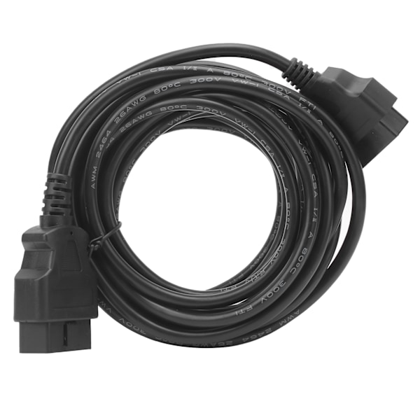 5m / 16,4ft OBD2 bildiagnostikkabelkontakt 16-pin til 16-pin for Launch X431 PRO/PRO3