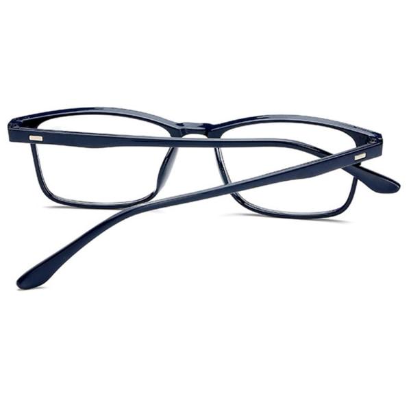 Snygga och bekväma läsglasögon med anti-blått ljus (+1,0 - +4,0) Lila 3,5