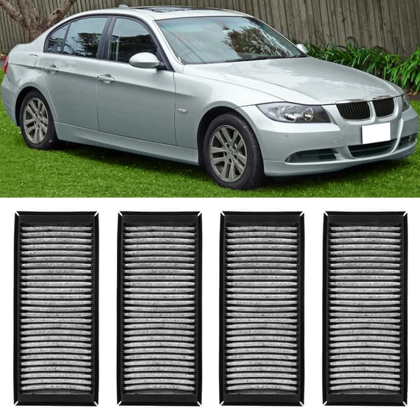 【NX】4 luftfiltre aktivt kul 64319159606 Passer til E90 E92 E93 2008-2013