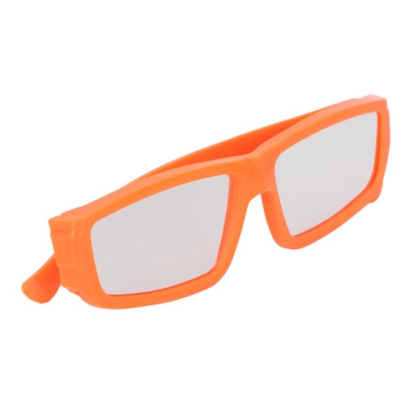 5-pack Solar Eclipse Glasses Professional Safe Plastic Direct Sun Viewing for Teens Adults Orange