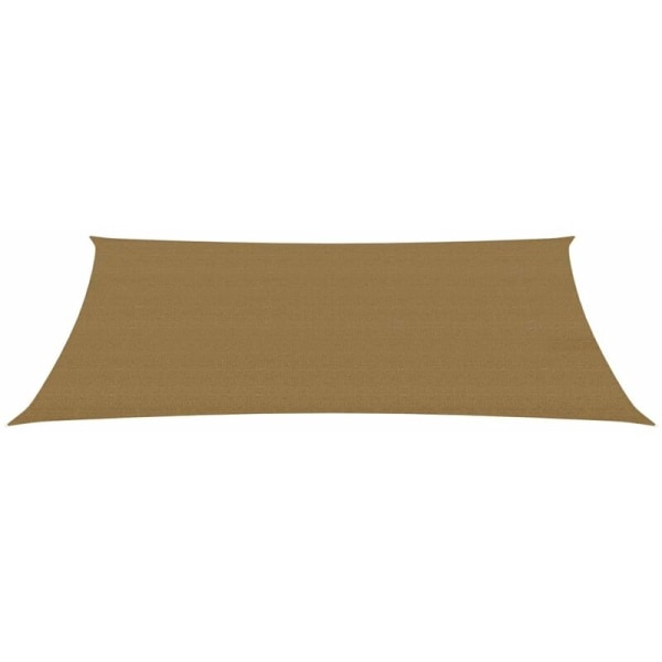 Skyggesejl 160 g/m2 Taupe 2x4 m HDPE