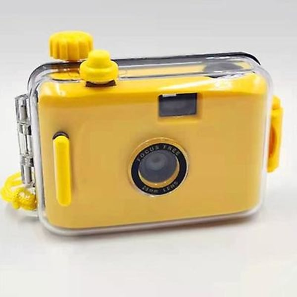 Återanvändbar filmkamera for engangsbruk Yellow  Yellow Waterproof Film Camera