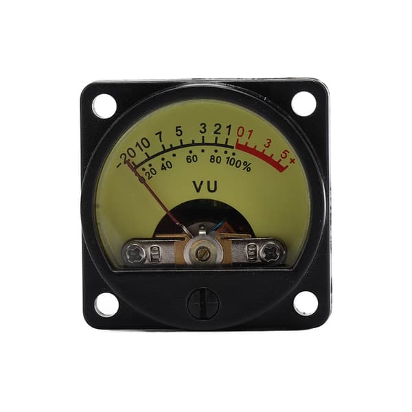 VU Panel Meter 500UA Varm bakgrunnsbelysning Opptak 5DB Drive Module Enkel justering Lyd VU Panel Meter